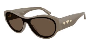 Emporio Armani EA4265U 634273 แว่นกันแดดกรอบน้ำตาล สำหรับผู้หญิง