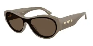 Emporio Armani EA4265U 634273 แว่นกันแดดกรอบน้ำตาล สำหรับผู้หญิง