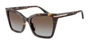 Emporio Armani EA4273BU 502689 แว่นกันแดดอะซิเตท Havana Square สำหรับผู้หญิง
