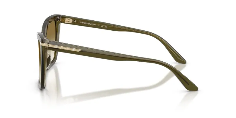 แว่นกันแดด Emporio Armani EA4273BU 63788E มุมข้าง ขาโลหะเส้นบาง