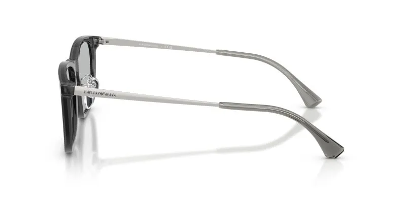 แว่นกันแดด Emporio Armani EA4275D 502987 มุมข้าง Translucent Grey Light Lens