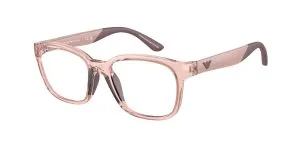 Emporio Armani EK3003F 5544 แว่นสายตาชมพูโปร่งใสประกาย สำหรับเด็ก