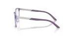 แว่นสายตา Emporio Armani EK3010 6280 มุมข้าง ม่วงโปร่งใสประกาย