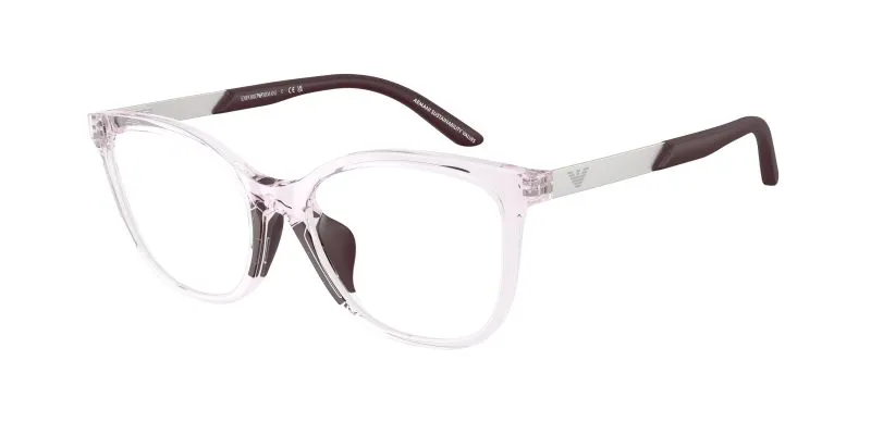 Emporio Armani EK3011U 6139 แว่นสายตาชมพูโปร่งใสประกาย สำหรับเด็ก Emporio Armani EK3011U 6139 แว่นสายตาชมพูโปร่งใสประกาย สำหรับเด็ก