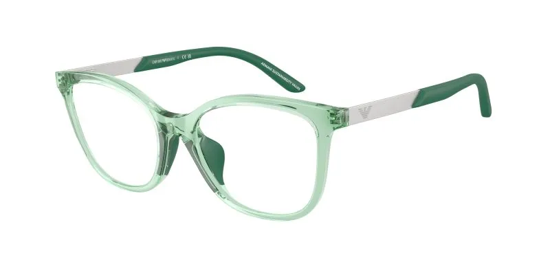 Emporio Armani EK3011U 6281 แว่นสายตาสีเขียวใสมันเงา สำหรับเด็ก