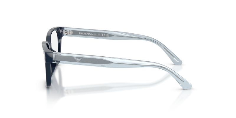 แว่นสายตา Emporio Armani EK3013U 6382 มุมข้าง น้ำเงินประกาย