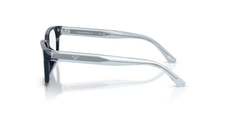 แว่นสายตา Emporio Armani EK3013U 6382 มุมข้าง น้ำเงินประกาย