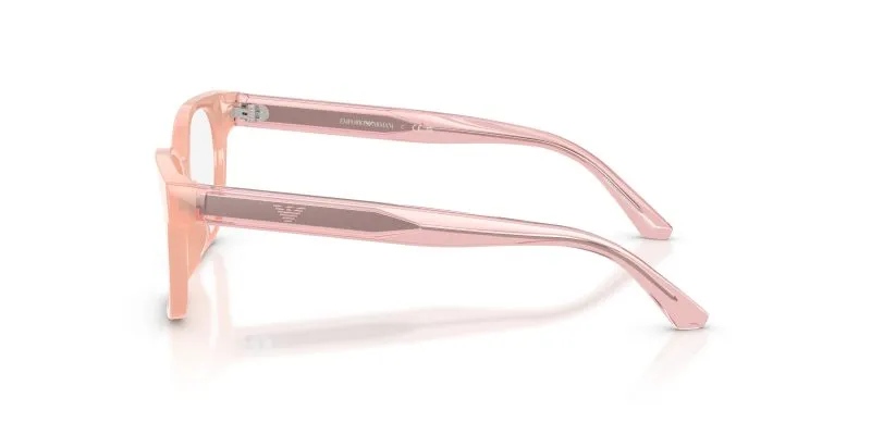 แว่นสายตา Emporio Armani EK3014U 6387 มุมข้าง ชมพูโอปอลประกาย