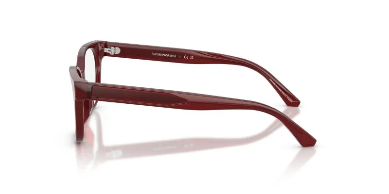 แว่นสายตา Emporio Armani EK3014U 6389 มุมข้าง แดงโอปอลประกาย