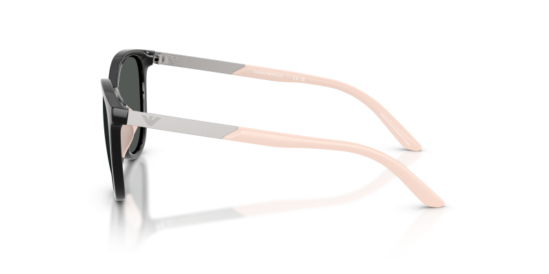 แว่นกันแดด Emporio Armani EK4007U 501787 มุมข้าง ดำประกาย