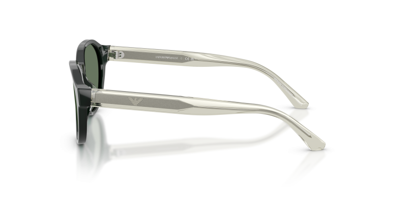 แว่นกันแดด Emporio Armani EK4008U 638182 มุมข้าง เขียวประกาย