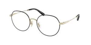 Coach HC5180TD 9430 แว่นสายตา สีทองอ่อน / ดำเงา สำหรับผู้หญิง
