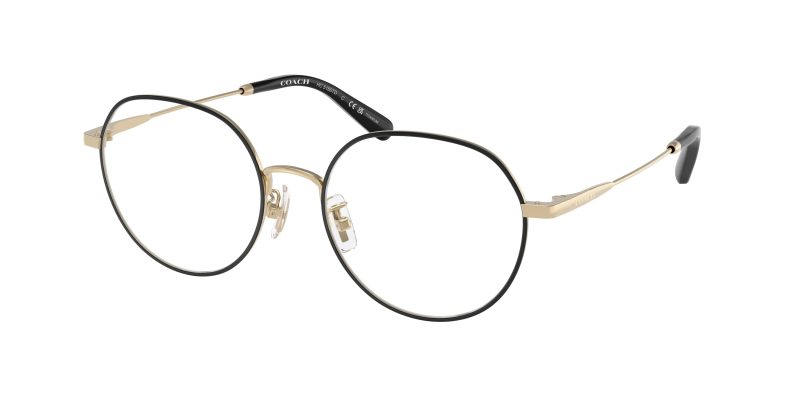Coach HC5180TD 9430 แว่นสายตา สีทองอ่อน / ดำเงา สำหรับผู้หญิง