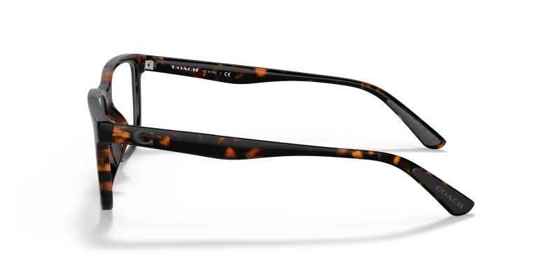 แว่นสายตา Coach HC6170U 5120 มุมข้าง ลายลูกเต่า (Tortoise) เอกลักษณ์ของ Coach