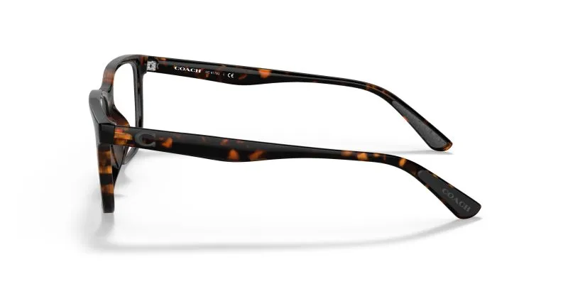 แว่นสายตา Coach HC6170U 5120 มุมข้าง ลายลูกเต่า (Tortoise) เอกลักษณ์ของ Coach
