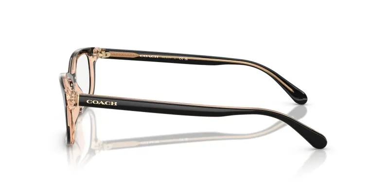 แว่นสายตา Coach HC6174 5781 มุมข้าง โลโก้ Coach Signature C บนขาแว่น