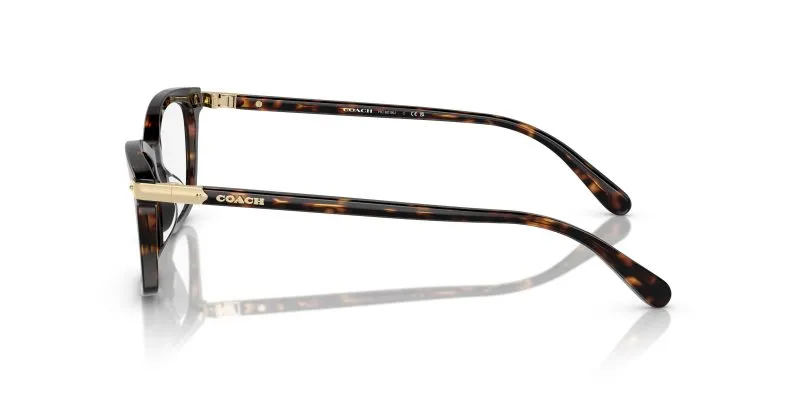แว่นสายตา Coach HC6219U 5120 มุมข้าง โลโก้ Coach Signature C บนขาแว่น