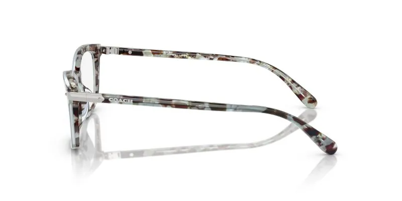 แว่นสายตา Coach HC6219U 5778 มุมข้าง โลโก้ Coach Signature C บนขาแว่น