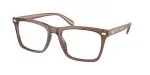 Coach HC6238U 5819 แว่นสายตา สีTransparent Pecan สำหรับผู้ชาย
