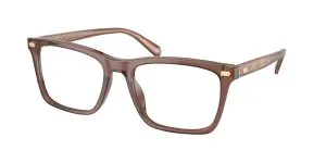 Coach HC6238U 5819 แว่นสายตา สีTransparent Pecan สำหรับผู้ชาย