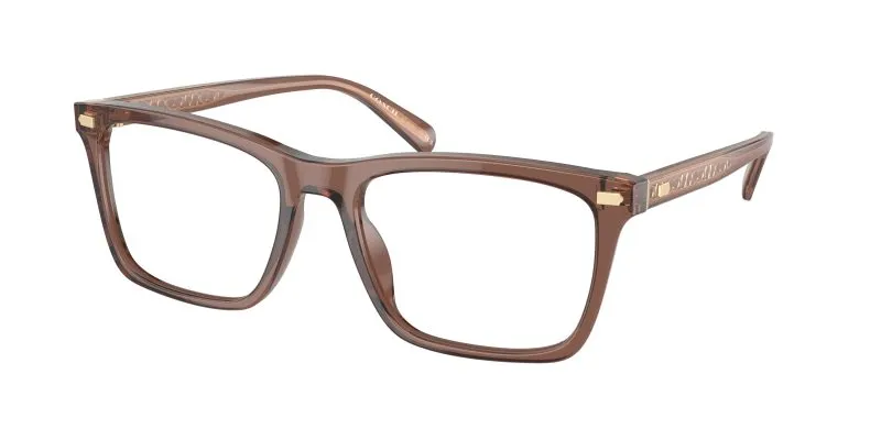 Coach HC6238U 5819 แว่นสายตา สีTransparent Pecan สำหรับผู้ชาย