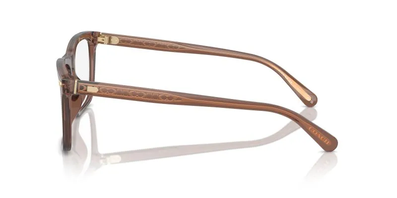 แว่นสายตา Coach HC6238U 5819 มุมข้าง โลโก้ Coach Signature C บนขาแว่น