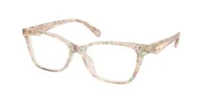 Coach HC6248U 5894 แว่นสายตา สีทุ่งดอกไม้โปร่งใส สำหรับผู้หญิง