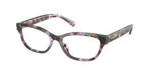 Coach HC6250U 5843 แว่นสายตา สีเต่ามุกอเมทิสต์ สำหรับผู้หญิง