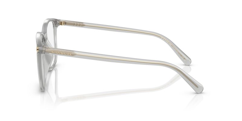 แว่นสายตา Coach HC6254BD 5614 มุมข้าง เนื้ออะซิเตทโปร่งใส (Transparent finish)