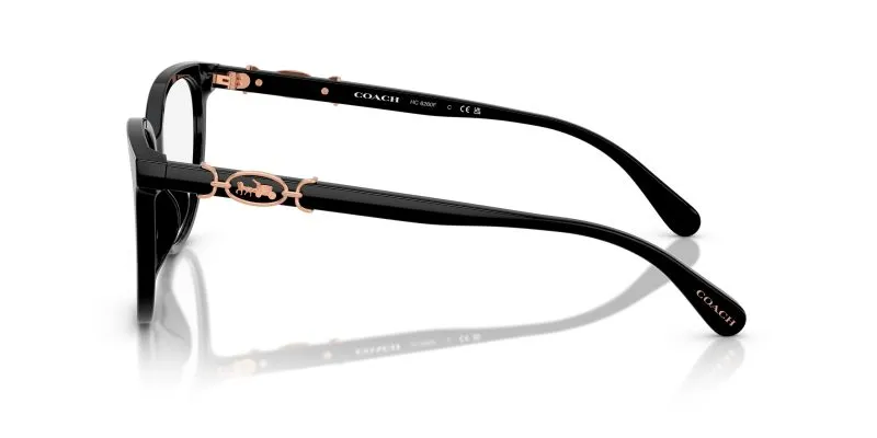 แว่นสายตา Coach HC6260F 5002 มุมข้าง โลโก้ Coach Signature C บนขาแว่น