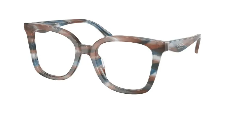Coach HC6274U 5899 แว่นสายตา สีStriated Maple/Blueberry สำหรับผู้หญิง Coach HC6274U 5899 แว่นสายตา สีStriated Maple/Blueberry สำหรับผู้หญิง