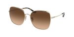 แว่นกันแดด Coach HC7133 900574 C7997 Shiny Light GOLD DARK BR แว่นกันแดด Coach HC7133 900574 C7997 Shiny Light GOLD DARK BR