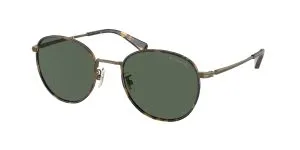 Coach HC7163 933371 แว่นกันแดด สีAntique Gold/Tokyo Tortoise สำหรับผู้ชาย