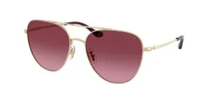 Coach HC7182 90058H แว่นกันแดด ทองอ่อนประกาย สำหรับผู้หญิง
