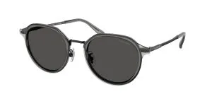 Coach HC7183 947287 แว่นกันแดด สีSatin Black สำหรับผู้ชาย