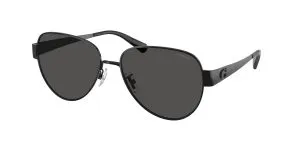 Coach HC7186 934487 แว่นกันแดด สีดำประกาย สำหรับผู้หญิง