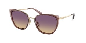 Coach HC7187 948570 แว่นกันแดด Gold/Iris สำหรับผู้หญิง