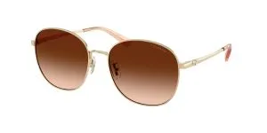 Coach HC7189 900574 แว่นกันแดด สีทองอ่อนประกาย สำหรับผู้หญิง