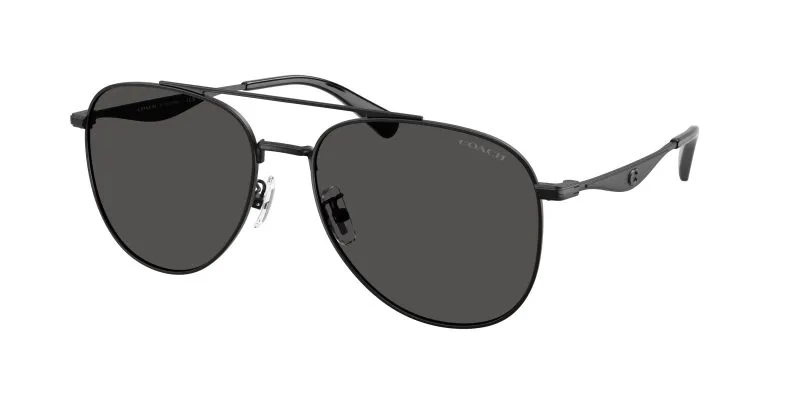 Coach HC7190 943887 แว่นกันแดด Satin Black สำหรับผู้ชาย Coach HC7190 943887 แว่นกันแดด Satin Black สำหรับผู้ชาย