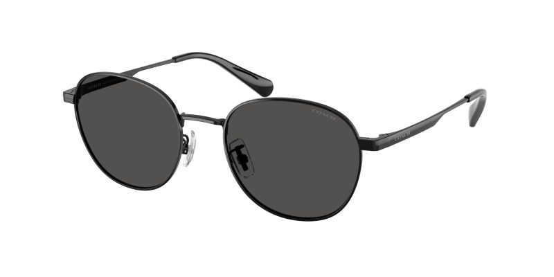 Coach HC7191 934487 แว่นกันแดด สีดำประกาย สำหรับผู้ชาย