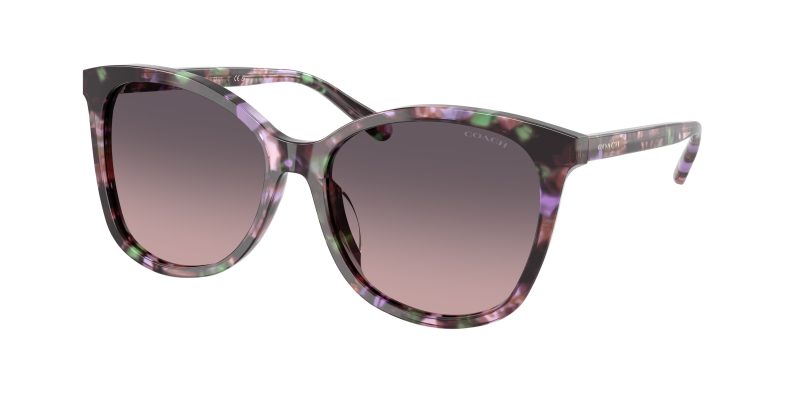 Coach HC8271U 584346 แว่นกันแดด สีเต่ามุกอเมทิสต์ สำหรับผู้หญิง