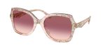 Coach HC8410U 58947W แว่นกันแดด สีทุ่งดอกไม้โปร่งใส สำหรับผู้หญิง