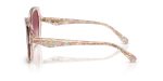 แว่นกันแดด Coach HC8410U 58947W มุมข้าง เนื้ออะซิเตทโปร่งใส (Transparent finish)