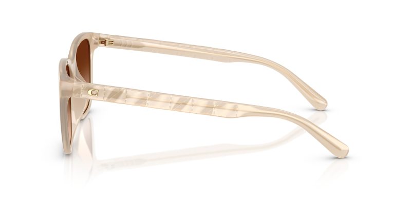 แว่นกันแดด Coach HC8429D 588374 มุมข้าง โลโก้ Coach Signature C บนขาแว่น