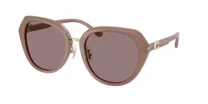Coach HC8436 54957N แว่นกันแดด Milky Putty สำหรับผู้หญิง