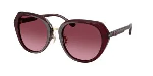 Coach HC8436 59158H แว่นกันแดด สีเมอร์ลอทมิลค์กี้ สำหรับผู้หญิง