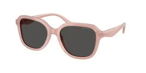 Coach HC8437F 591487 แว่นกันแดด Milky Dark Pink สำหรับผู้หญิง