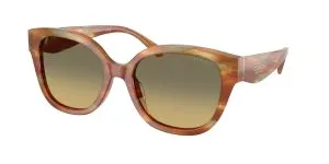 Coach HC8438U 5898L0 แว่นกันแดด สีStriated Bark/Moss สำหรับผู้หญิง