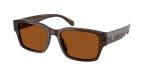 Coach HC8441U 591173 แว่นกันแดด น้ำตาลโปร่งใส สำหรับผู้ชาย
