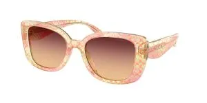 Coach HC8450U 5934W8 แว่นกันแดด สีพีช สำหรับผู้หญิง